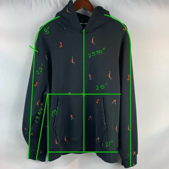 Nike Jordan Jumpman Screen-Printed Black Hoodie - Picture 7 of 7